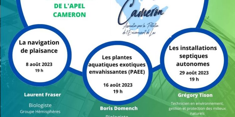 Des conférences en ligne présentées par l’APEL-Cameron!